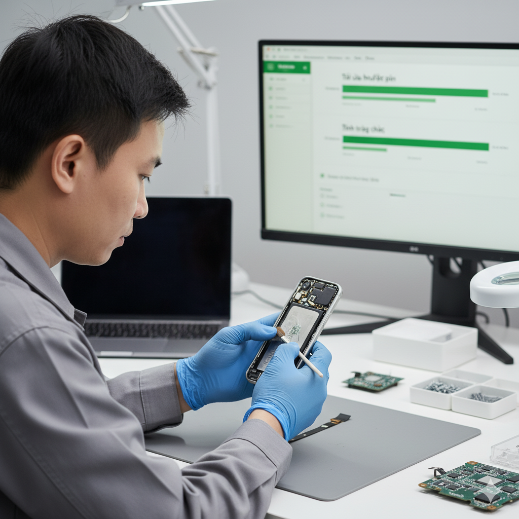 Dịch vụ bảo trì pin iPhone